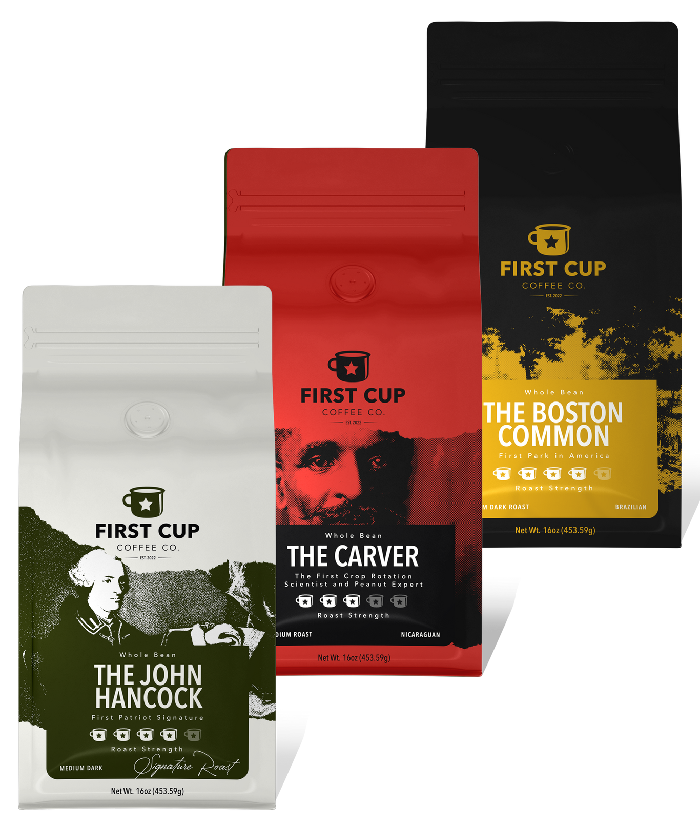 Medium/Dark Roast Bundle First Cup Coffee Co